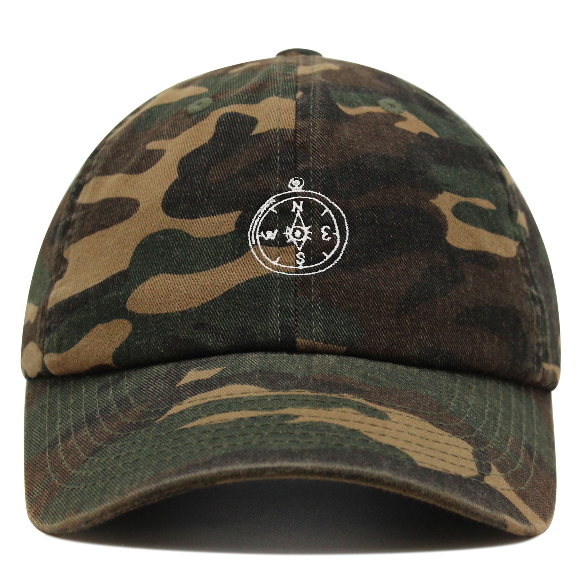 Compass Premium Dad Hat Embroidered Baseball Cap Adventure