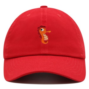Sea Horse Premium Dad Hat Embroidered Baseball Cap Ocean Fish