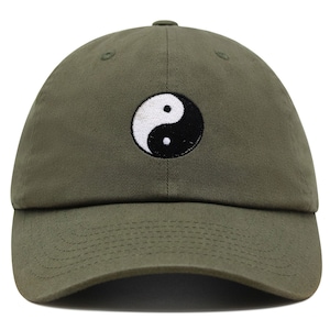Ying Yang Premium Dad Hat Bestickte Baseballkappe Asiatische Meditation