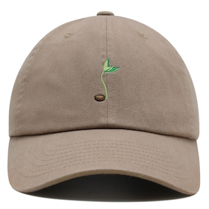 Bean Sprouts Premium Dad Hat Embroidered Baseball Cap Plant