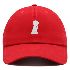 Praying Baby Premium Dad Hat Embroidered Cotton Baseball Cap Cherub Devotional