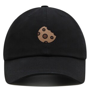Gorra de béisbol de algodón bordada con diseño de galleta premium y costura personalizada
