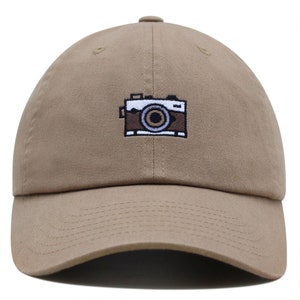 Camera Premium Dad Hat Embroidered Baseball Cap Vintage Camera