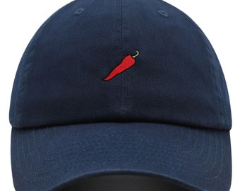 Chilli Pepper Premium Papa Chapeau Brodé Casquette de Baseball Épicé