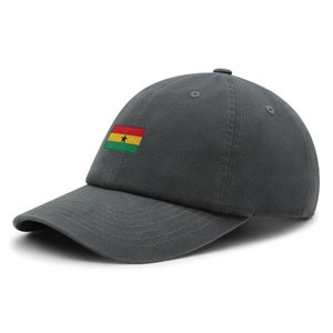 Ghana Flag Dad Hat: Embroidered Cotton Baseball Cap image 7