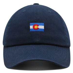 Flag of Colorado Premium Dad Hat Embroidered Cotton Baseball Cap