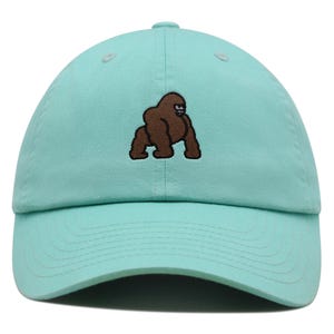 Gorilla Premium Dad Hat Embroidered Cotton Baseball Cap Animal