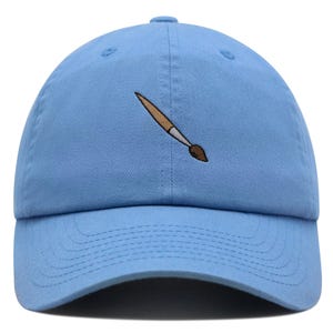 Artist Painting Brush Dad Hat: Embroidered Cotton Baseball Cap