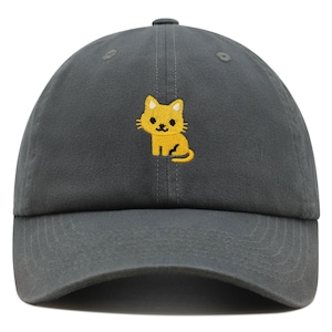 Cat Premium Dad Hat Embroidered Baseball Cap Cute