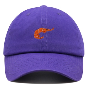 Garnalen Premium Dad Hat geborduurde baseballpet Fishing Foodie Ocean
