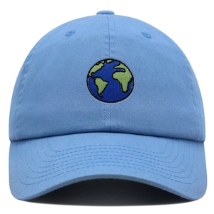 Earth Premium Dad Hat Embroidered Baseball Cap Environment