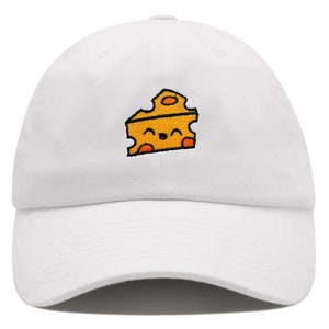 Cheese Premium Dad Hat Embroidered Baseball Cap Foodie Cheesy Wine