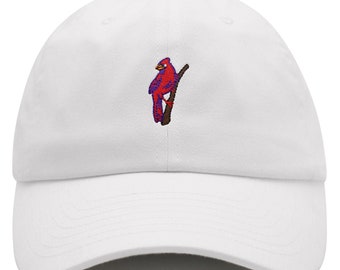 Embroidered Bird Dad Hat, Premium Cotton Baseball Cap