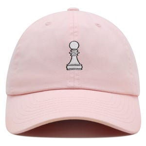 Pawn Chess Figure Premium Dad Hat Embroidered Cotton Baseball Cap Pawn Chess
