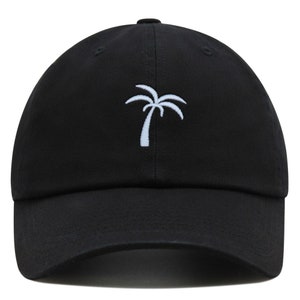 Palm Tree Premium Dad Hat Embroidered Cotton Baseball Cap