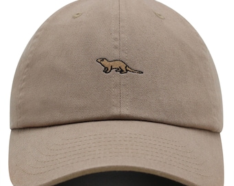 Otter Premium Dad Hat Embroidered Baseball Cap Sea River