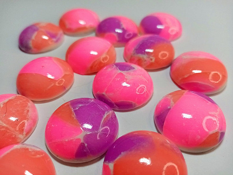 2 Cabochon round 20mm ref 007
