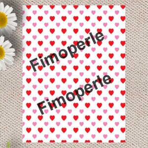 1 feuille papier transfert pour polymère soluble a l'eau ref012