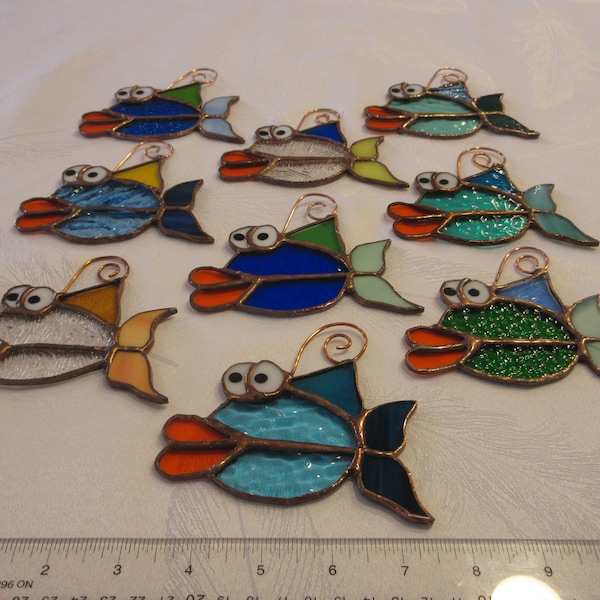 Stained Glass Fish Etsy