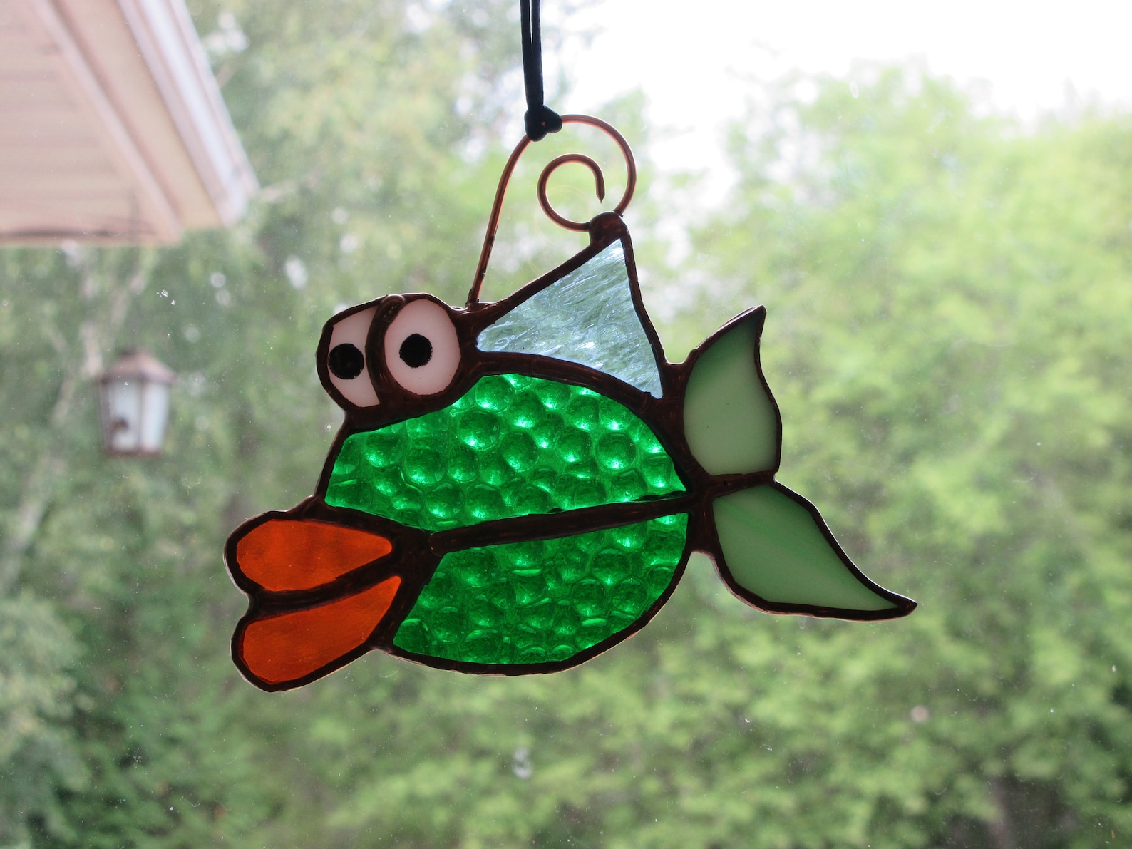 Stained Glass Fish Ornament Sun Catcher Glass Art Gift for Etsy