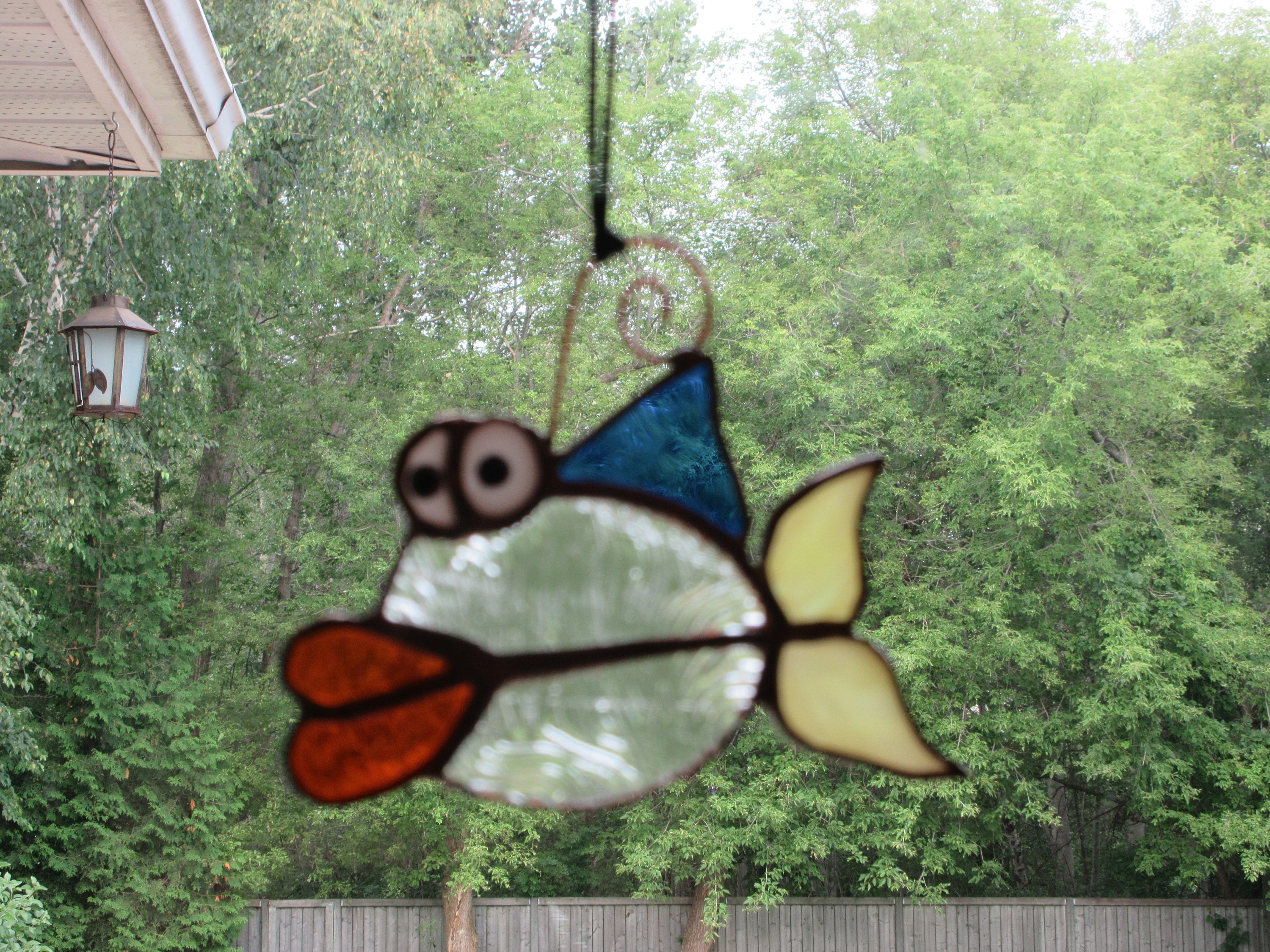 Stained Glass Fish Ornament Sun Catcher Glass Art Gift for Etsy