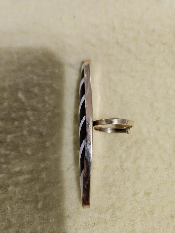 Zebra Print Adjustable Ring - image 3