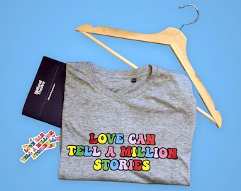 Love Can Tell (Falsettos) T-Shirt Grey | Falsettos the Musical | LGBT Gifts | LGBT t-shirt | Broadway | West End | Musical Theatre