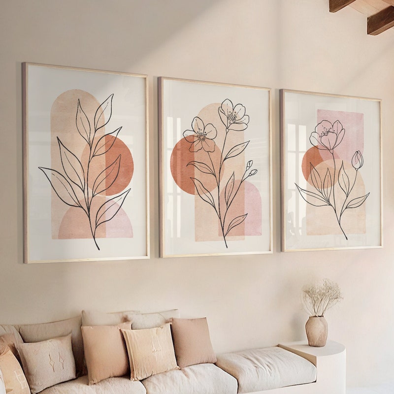 Blush Wall Art - Etsy