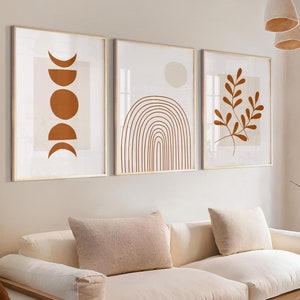 Boho Wall Prints, Boho Wall Decor, Set of 3 Boho Prints, Boho Sunshine Prints, Boho Wall Art, Scandinavian Wall Art, Boho Home Decor, Rustic