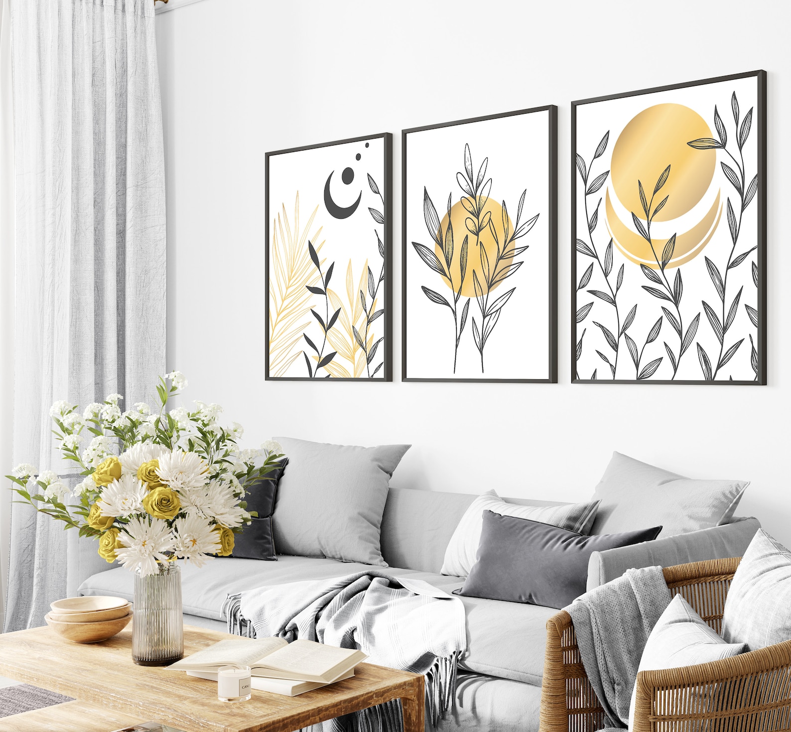 Mustard Wall Art Prints Mustard Wall Art Yellow Wall Art Etsy UK