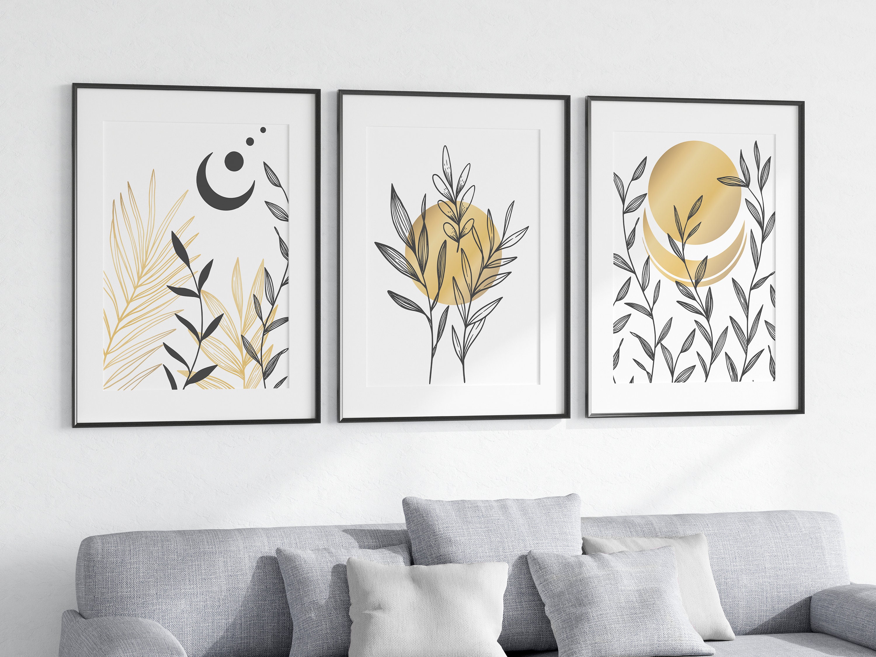 Mustard Wall Art Prints Mustard Wall Art Yellow Wall Art Etsy UK