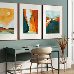Watercolour Landscape Wall Art Prints