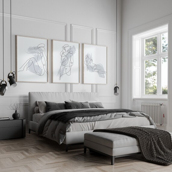 Abstrakte Wandkunst – 2-teilig, Je 40,6×61 Cm, Leinwand, Grau/gold, Fertig Zum Aufhängen