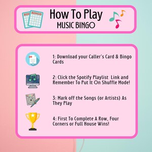70s 80s 90s Music Bingo Cards – Decades Mega Party | 100 Cards | Dinner Party Game | Guess the Artist | image 3