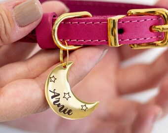 moon pet tag