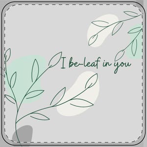 Nature-Inspired Coaster Set: Eco-Friendly MDF, Plant Lover Gift