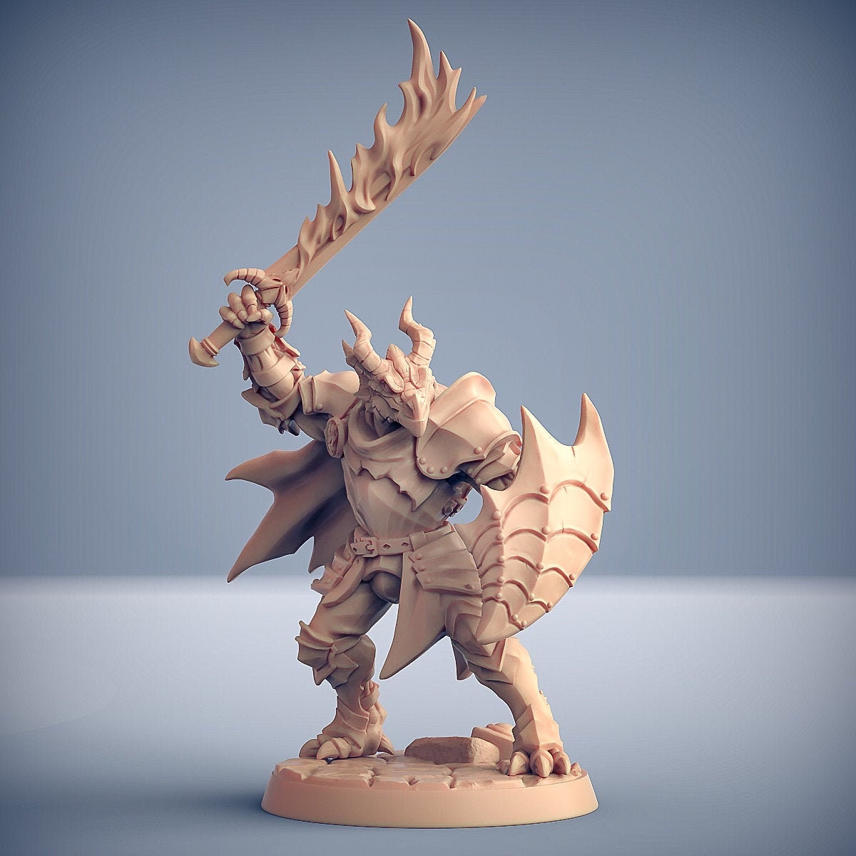 Modular Dragonborn  | 32mm or 28mm Fantasy Miniature | Warhammer or D…