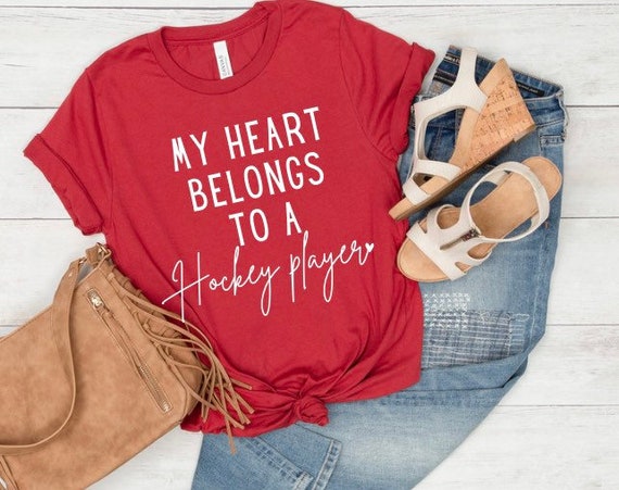 Hockey hotsell valentine shirt