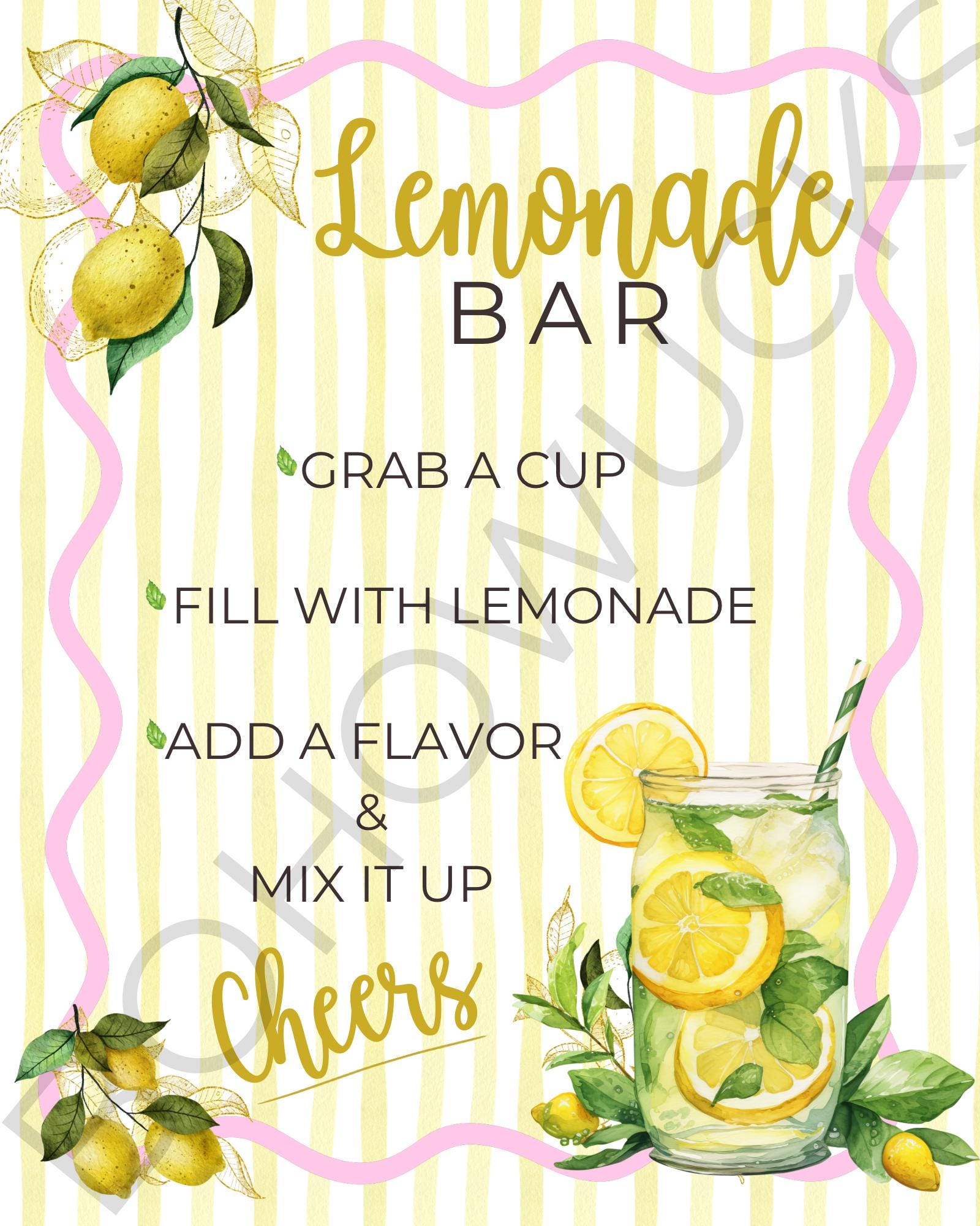 Graduation Lemonade Stand Sign Lemonade Bar Graduation Sign | Lemonade Stand Sign | Graduation Party ...