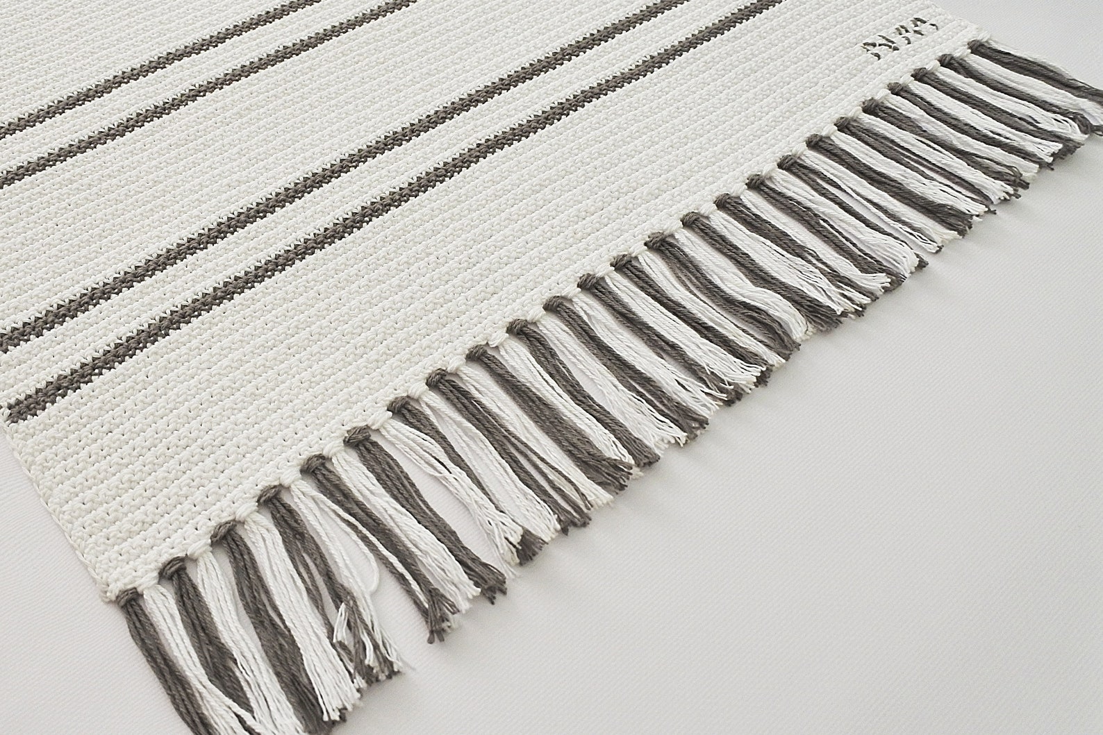 Popular Rug Cotton Bath Mat Fringe Bath Rug Scandinavian Etsy