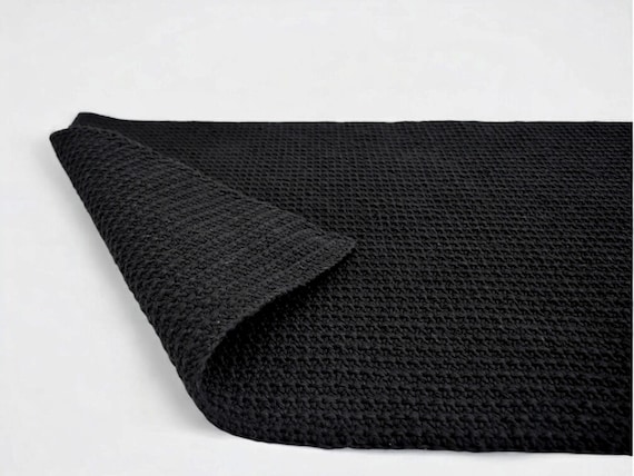 Custom Bath Mat: Handmade Cotton Rug — Size & Color Options