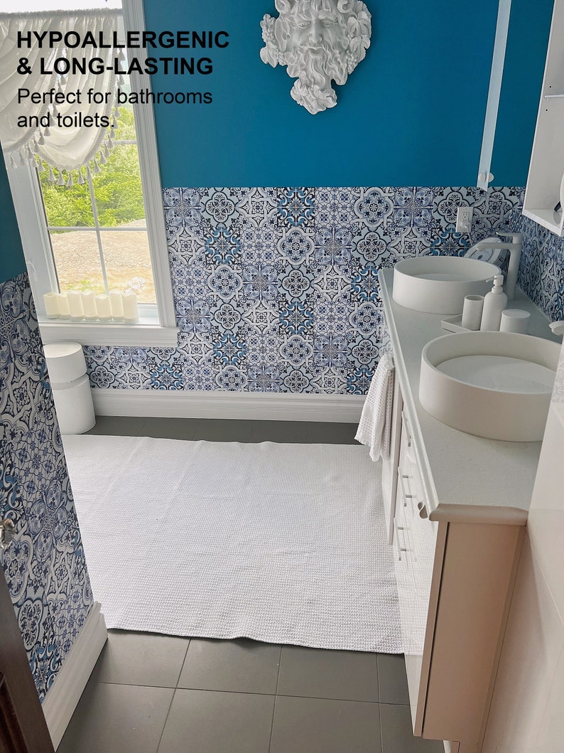 Custom Size Reversible off White Bath Mat Handmade From High Etsy