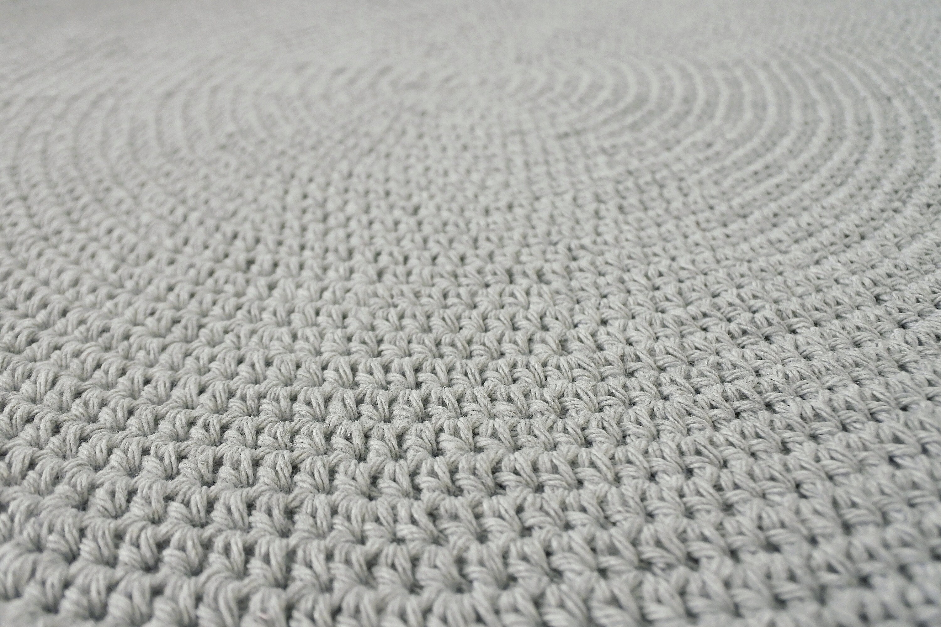 Gray round bath rug Thin small 24 inches machine washable bath Etsy