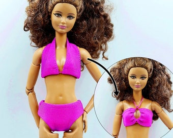 Doll Clothes 1/6-scale 11,5-inch - Purple Bikini