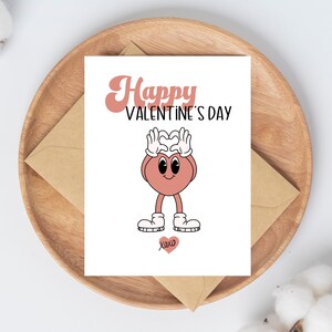Jolie carte personnalisée de la Saint-Valentin, carte personnalisée de la Saint-Valentin pour les enfants, cadeau personnalisé de la Saint-Valentin pour lui ou elle