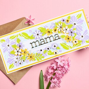 Mother's Day Card, First Mother's Day Card, Unique Mother's Day Card, Elegant Birthday Card for Mama, Mama Gift, Gift for Mom