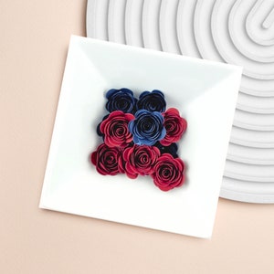 Papier éphémère pour carnets, Une douzaine de petites roses pour journal, Stickers roses pour scrapbooking, Stickers 3D, Découpes 3D, Fleurs 3D pour travaux manuels