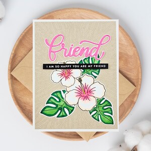 Reconnaissant pour mon ami avec White Magnolia