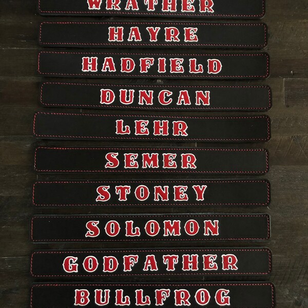 Firefighter Gear Locker Name Tag Etsy