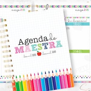 TEACHER'S DAY 2025 2026 printable planner - pocket size 11*14 cm - teacher planner / teacher planner / teacher gift